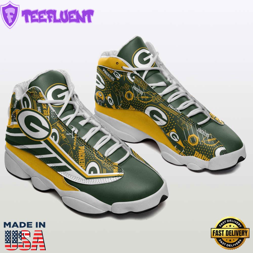 Green Bay Packers Air Jordan 13 Sneakers