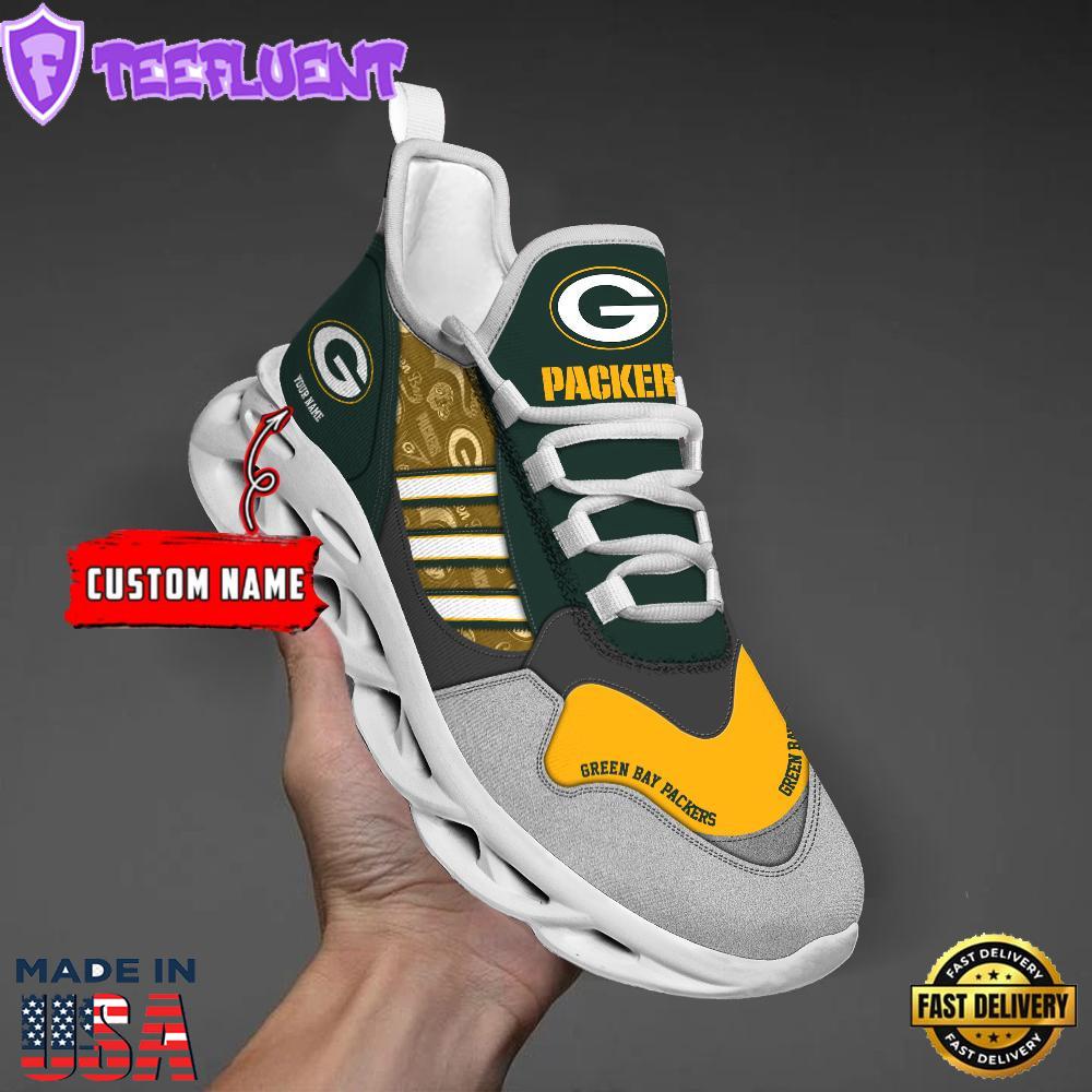 Green Bay Packers Clunky Max Soul Shoes NFL Personalized