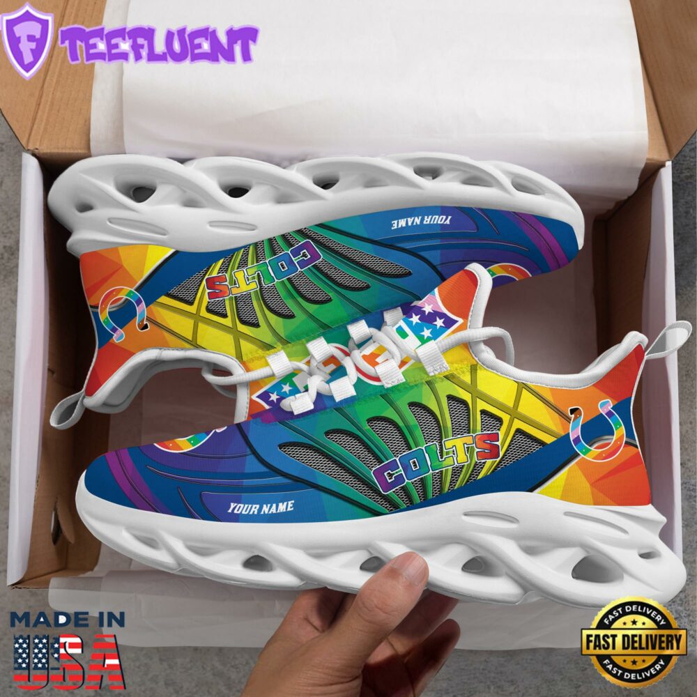 Green Bay Packers LGBT NFL Personalized Clunky Max Soul Shoes