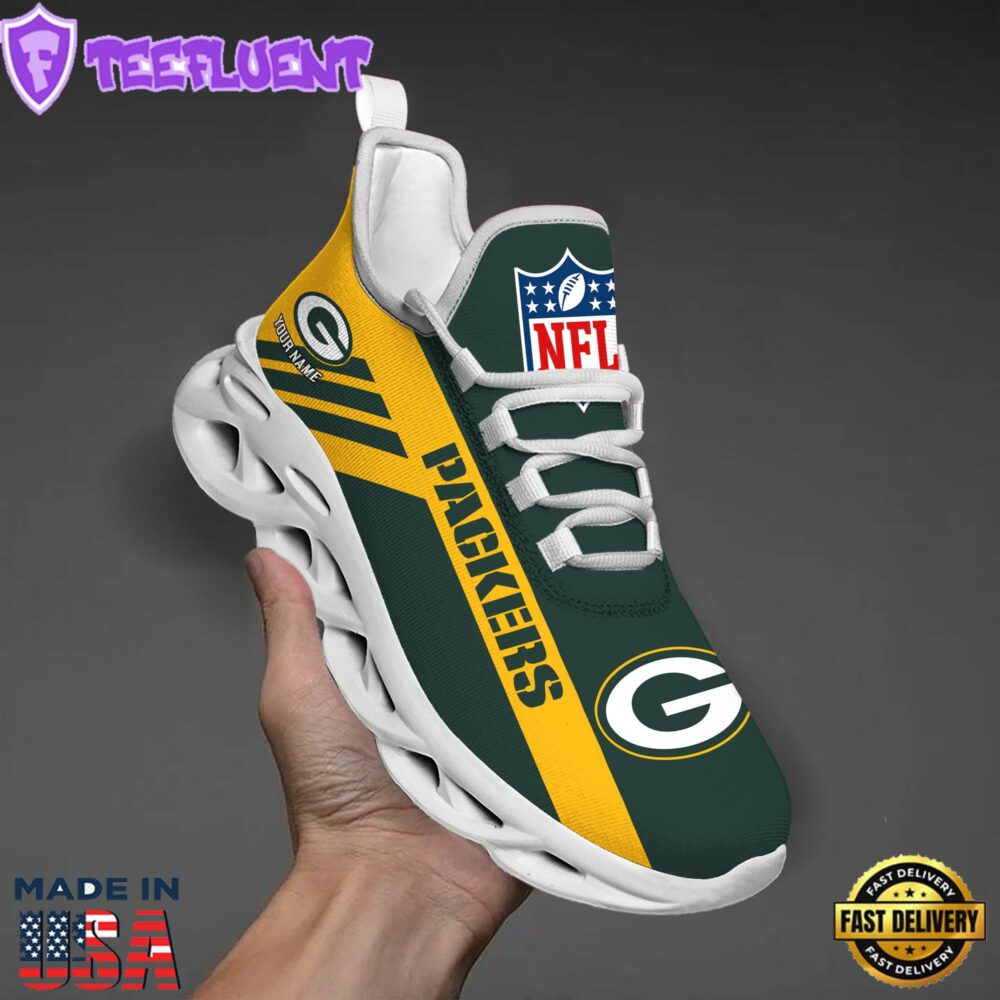 Green Bay Packers NFL Clunky Max Soul Shoes Personaliz