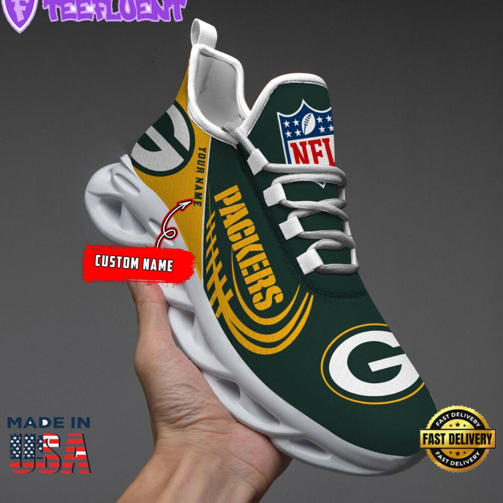 Green Bay Packers NFL Clunky Max Soul Shoes Personalized 1