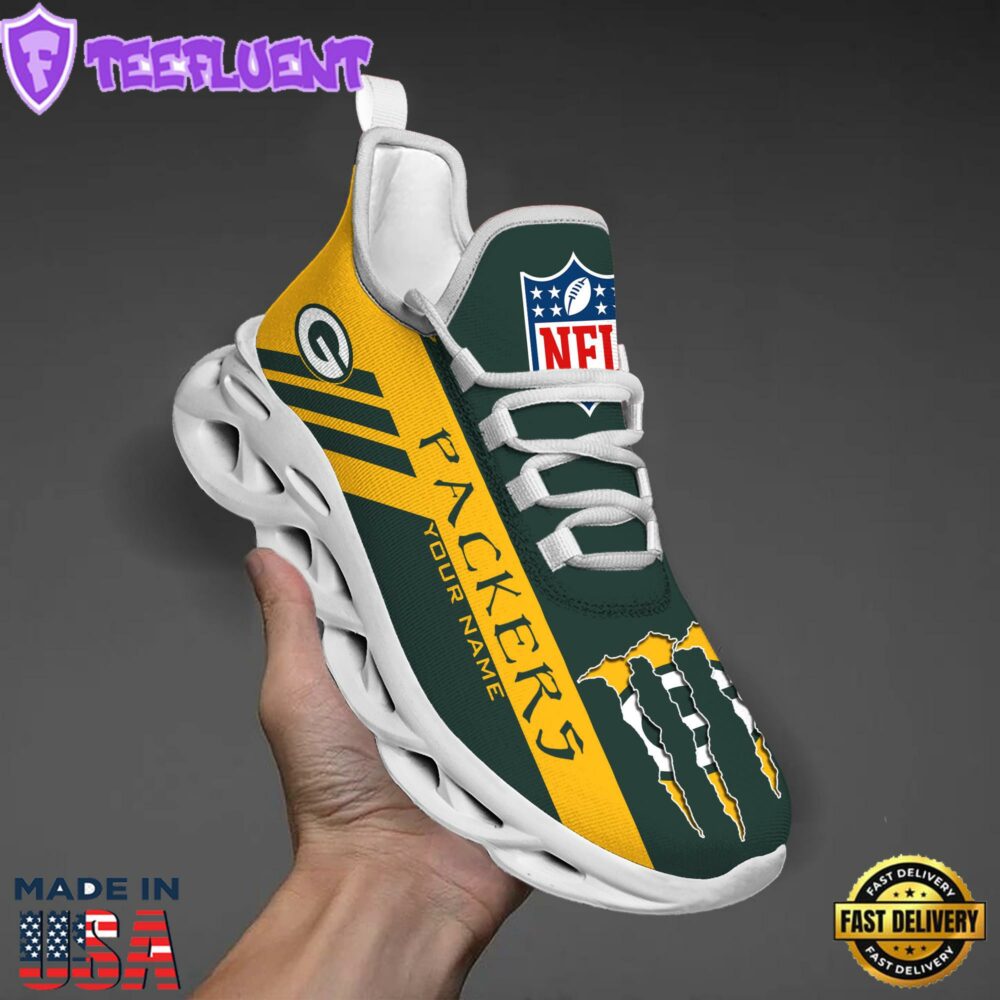 Green Bay Packers NFL Clunky Max Soul Shoes Personalized