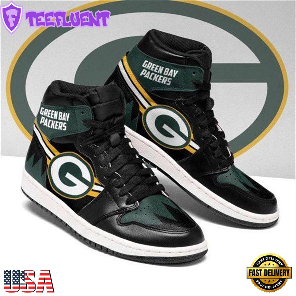 Green Bay Packers Nfl Football Air Jordan Shoes Sport V2 Sneaker Boots For Men Women