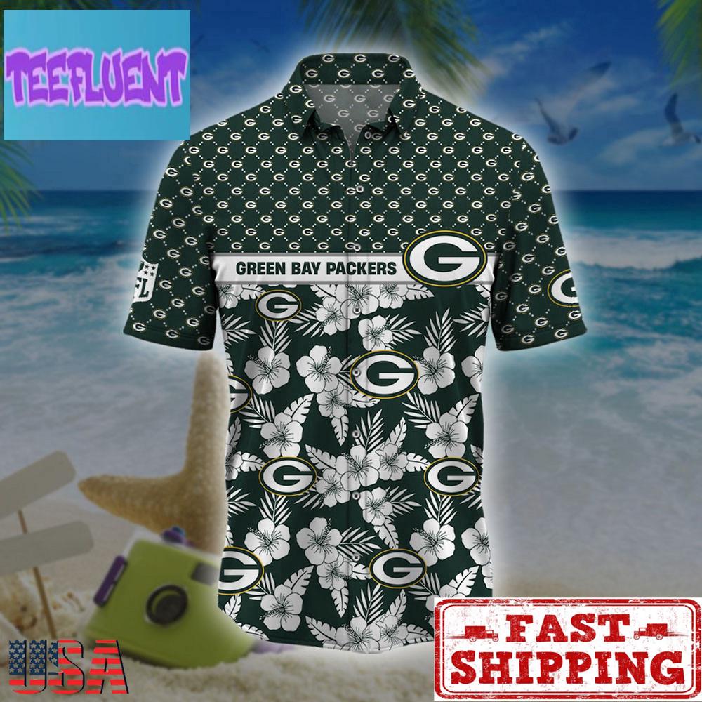 NFL Green Bay Packers Palm Leaves Hawaiian Shirt , Summer Hawaiian Shirts NFL Green Bay Packers Palm Leaves Hawaiian Shirt , Summer Hawaiian Shirts