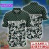 Green Bay Packers NFL Palm Leaves Hawaiian Shirt