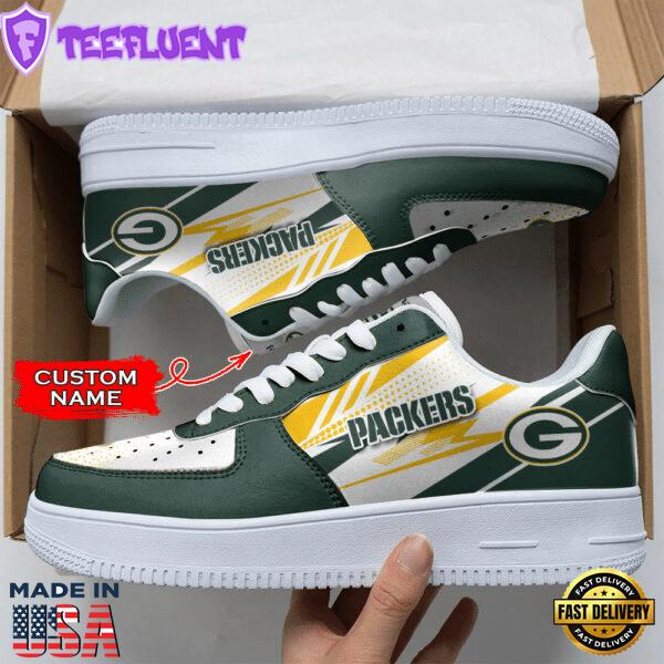Green Bay Packers NFL Personalized Air Force 1 Shoes