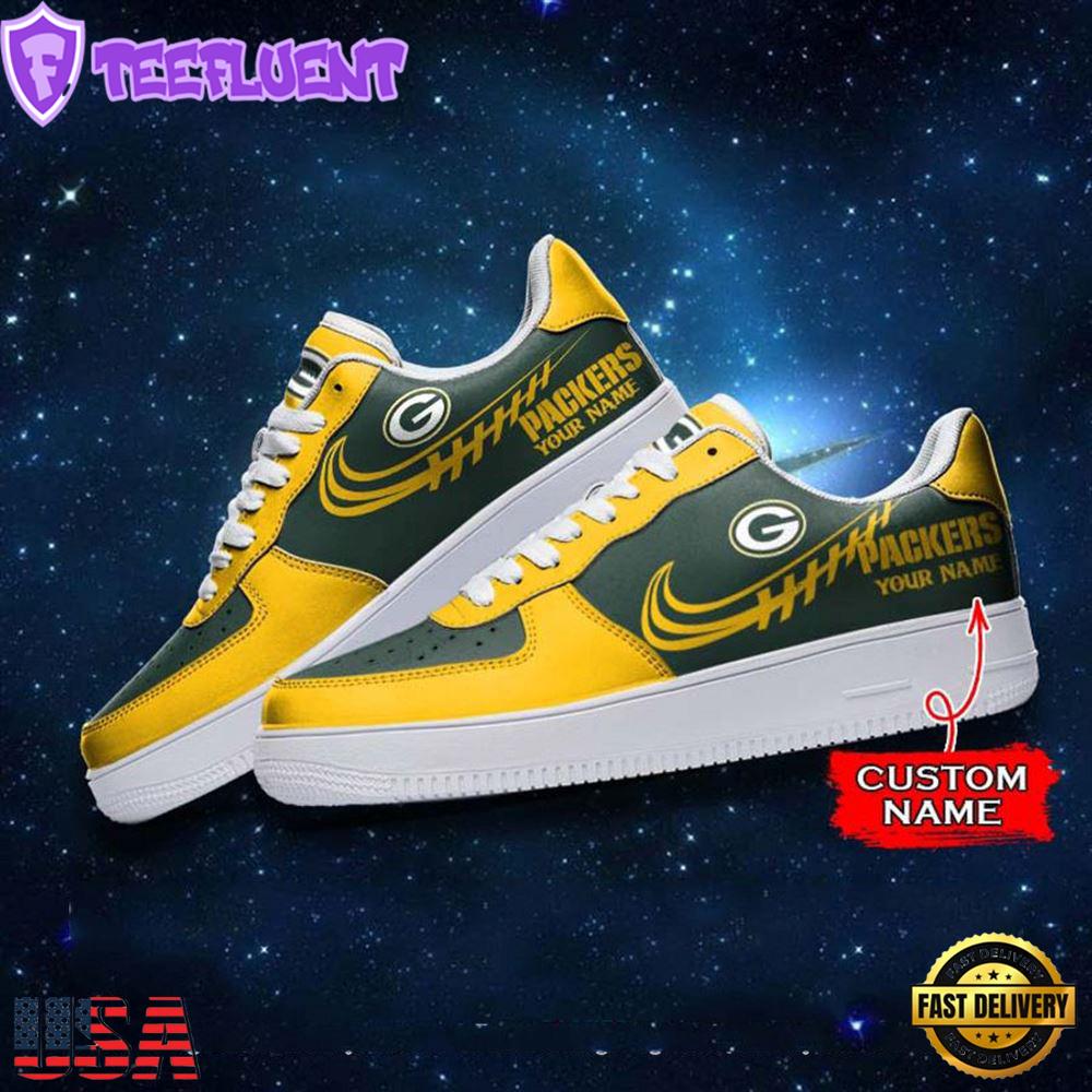 Green Bay Packers NFL Personalized Air Force Sneaker