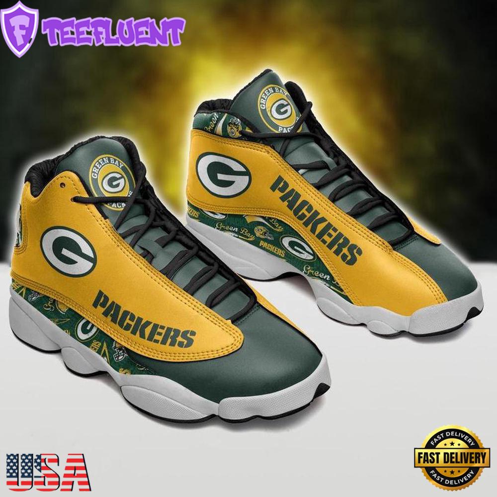 Green Bay Packers NFL Ver 6 Air Jordan 13 Sneaker - Gift For Fans
