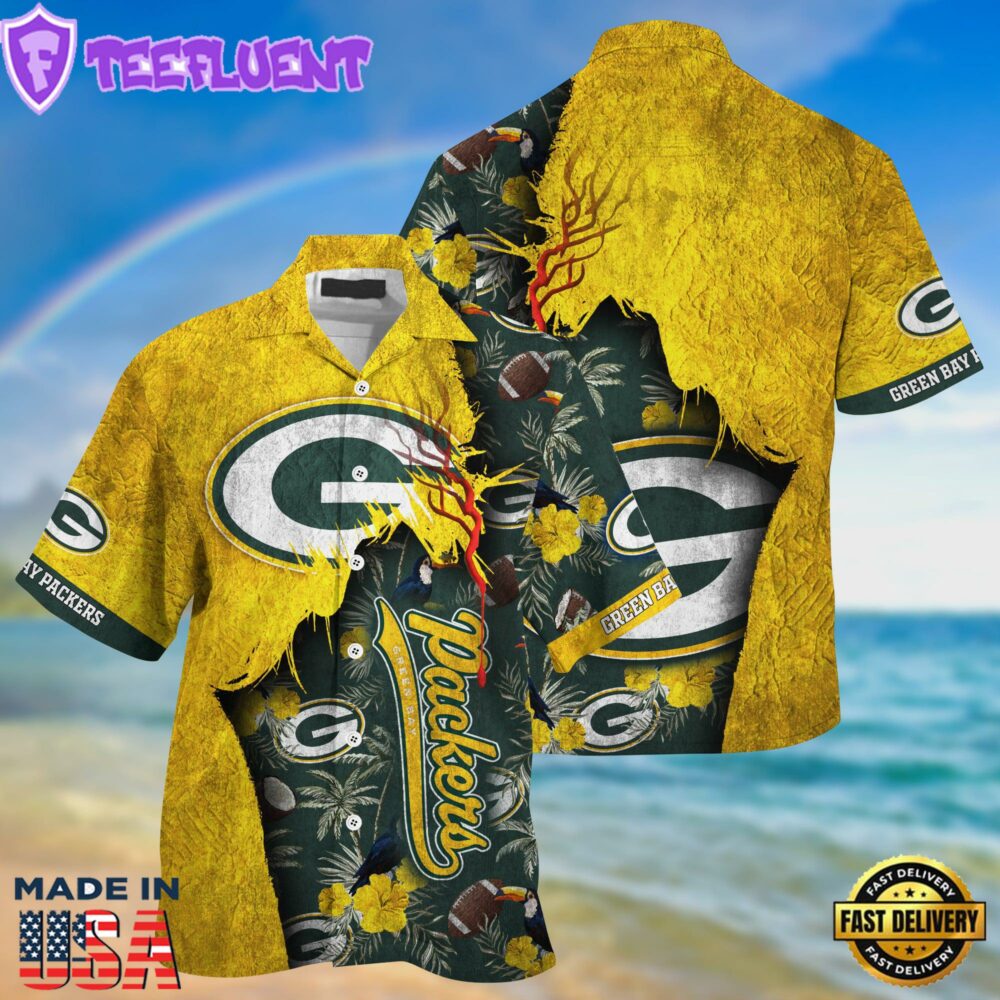 Green Bay Packers NFL-God Hawaii Shirt New Gift For Summer