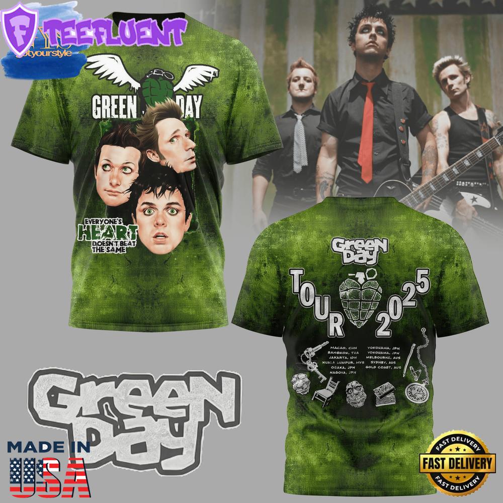 Green Day 2025 World Tour Limited Edition T-Shirt