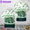 Green Fire Truck Patrick's Day Hawaiian Shirts