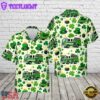 Green Fire Trucks Patrick's Day Aloha Hawaiian Shirt