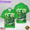 Green Fire Trucks Patrick's Day Summer Hawaiian Shirts