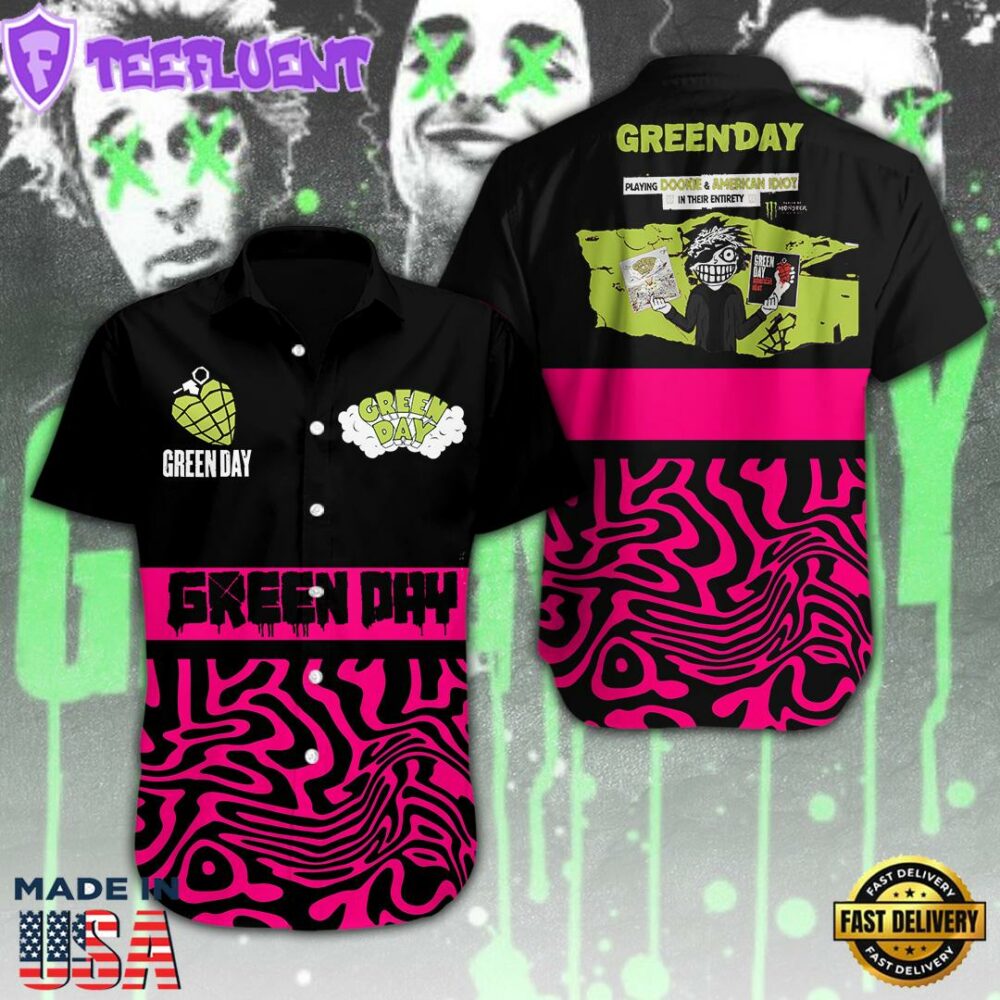 GreenDay Short Sleeve Dress Shirt For Man And Women