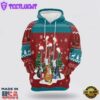 Guitar Christmas All Over Print 3D Hoodie