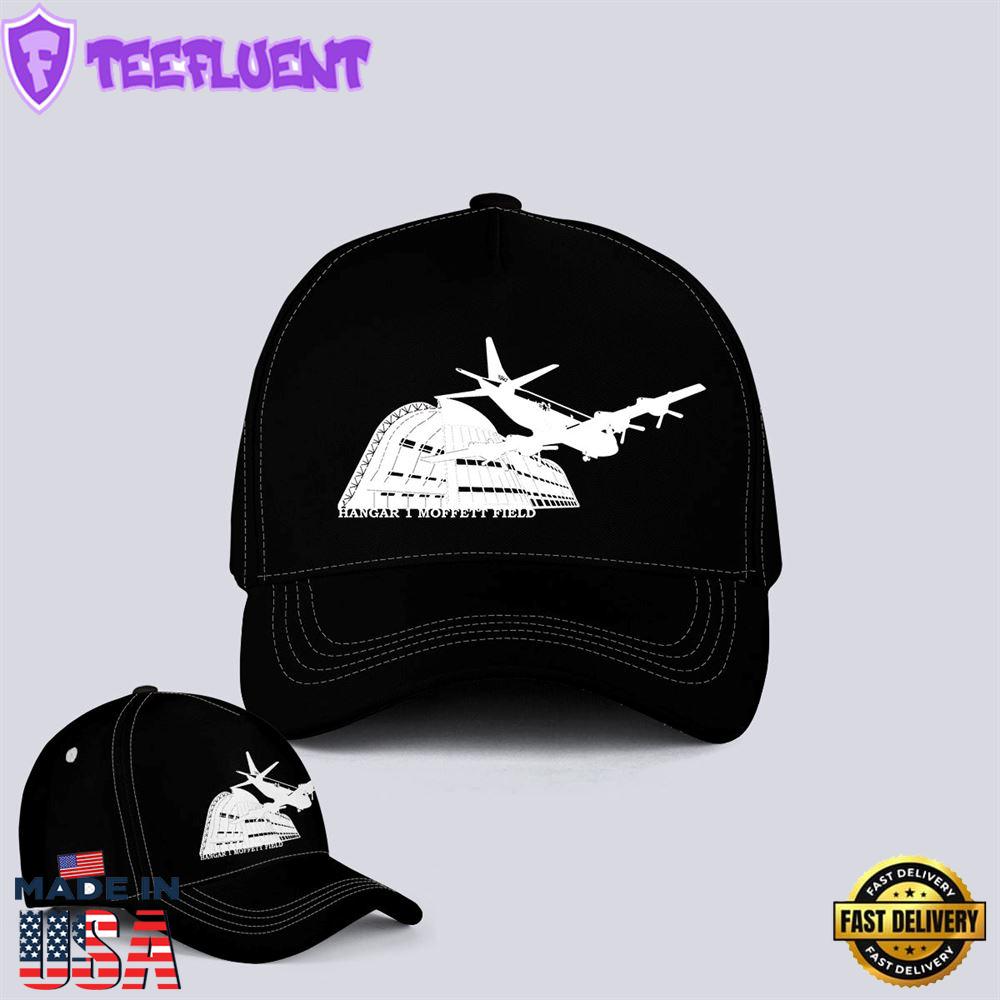 Hangar 1 Moffett Field - P-3C Orion Baseball Cap