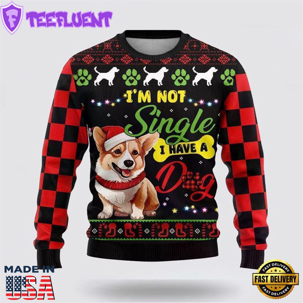 Happy Corgi Dog Ugly Christmas Sweater For Men And Women