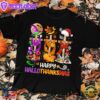 Happy Hallothanksmas Wooden Cross Scarfs