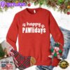 Happy Pawlidays Version 2 Sweatshirt