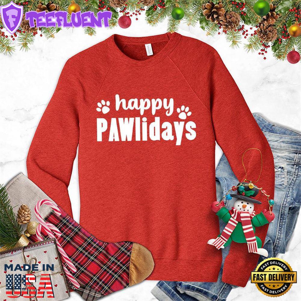 Happy Pawlidays Version 2 Sweatshirt