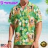 Happy St Patrick Day Together With Dog Custom Photo Hawaiian Shirts