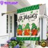 Happy St. Patrick's Day Gnome House And Garden Flag