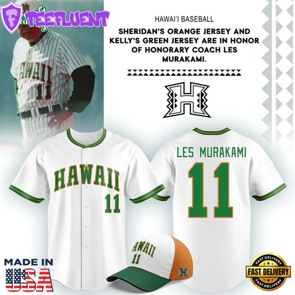 Hawaii Baseball 2026 Honor Coach Les Murakami Jersey