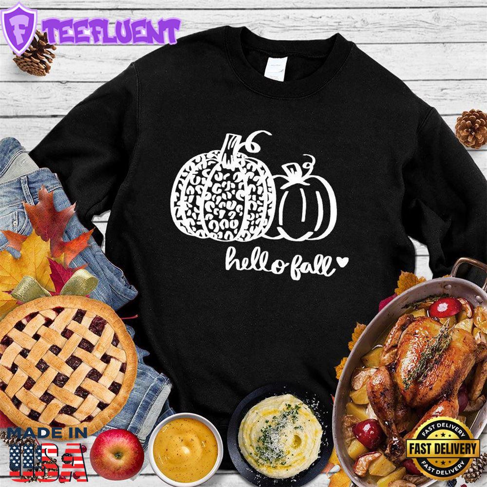 Hello Fall Pumpkin Sweatshirt