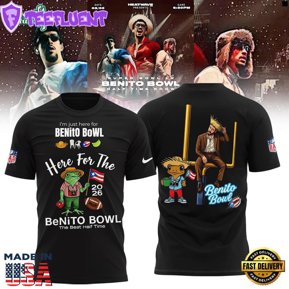 Here For The Benito Bowl 2026 Black Limited Edition T-Shirt