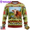 Hereford Cows Christmass Ugly Christmas Sweater