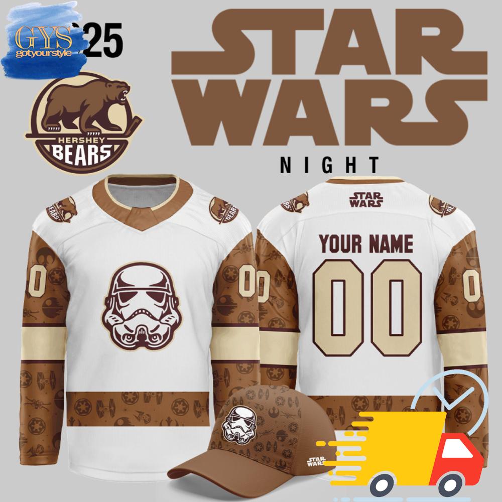 Hershey Bears Star Wars Night 2025 Custom Jersey
