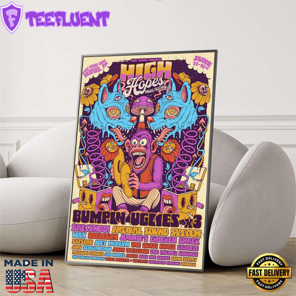 High Hopes Music Festival Bedford PA June 11-13 2026 Poster