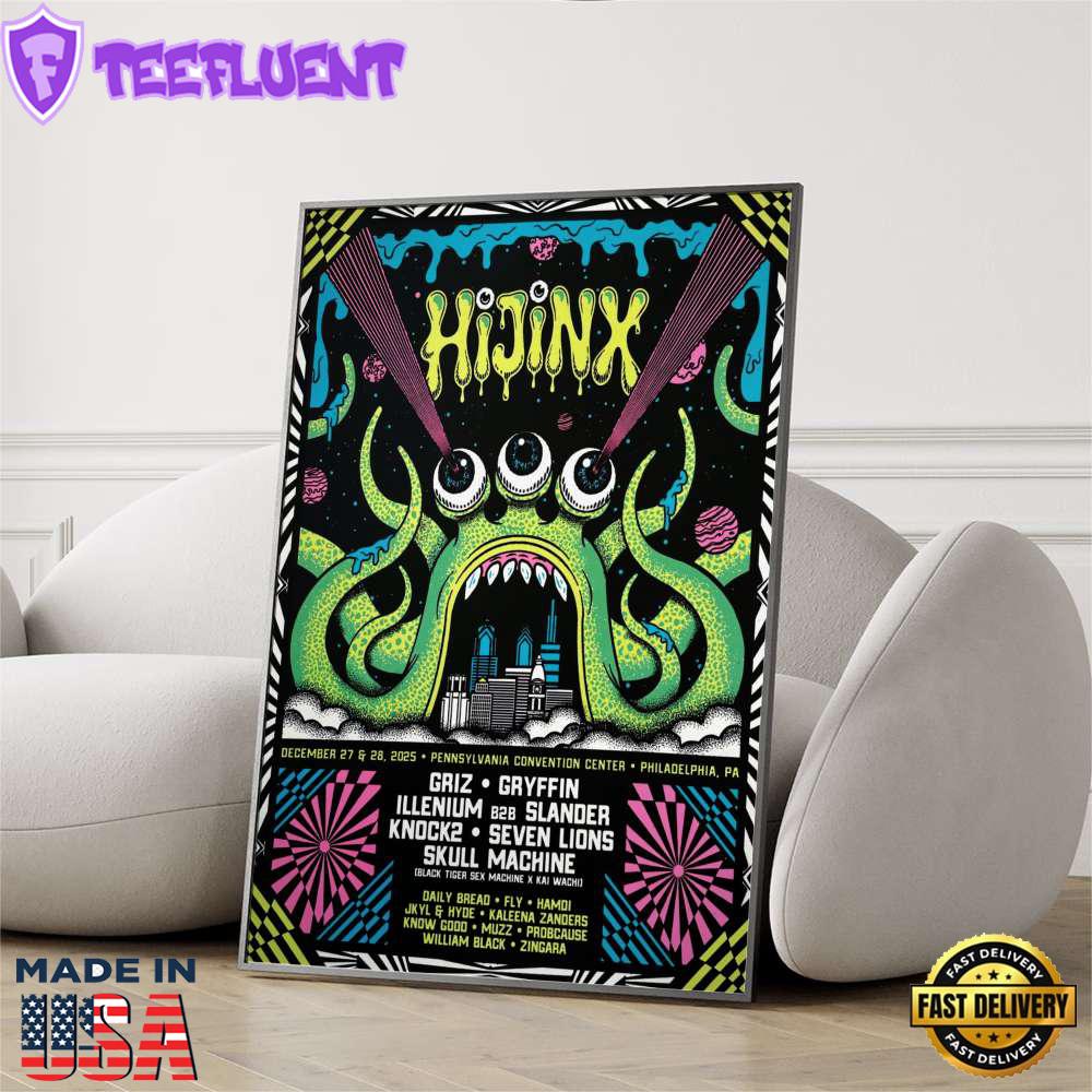 Hijinx Festival In Philadelphia PA On Dec 27-28 2025 Poster