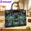Hippie Dragonfly 2 Leather Bag Christ Gifts Leather Bags