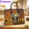 Hippie Elephant Peace Leather Bag Christ Gifts Leather Bags