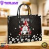 Hippie Gnome Let It Be 1 Leather Bag Christ Gifts Leather Bags