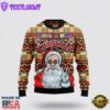 Hippie Santa Claus Peace And Love Ugly Christmas Sweater For Men And Women