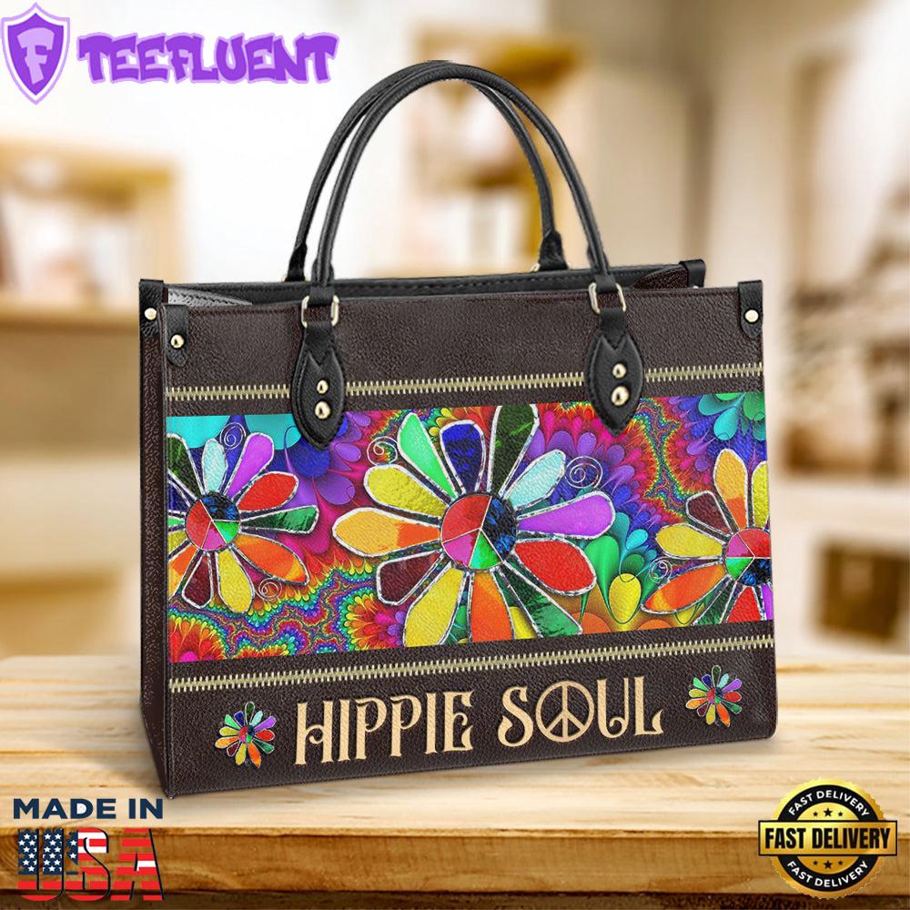 Hippie Soul 1 Leather Bag Christ Gifts Leather Bags