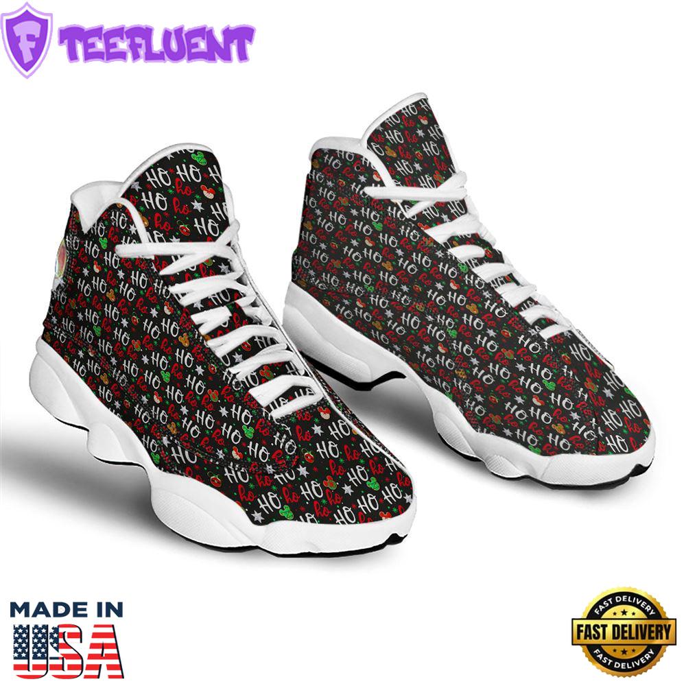 Ho Ho Ho Christmas Print Pattern Jd13 Shoes For Men Women