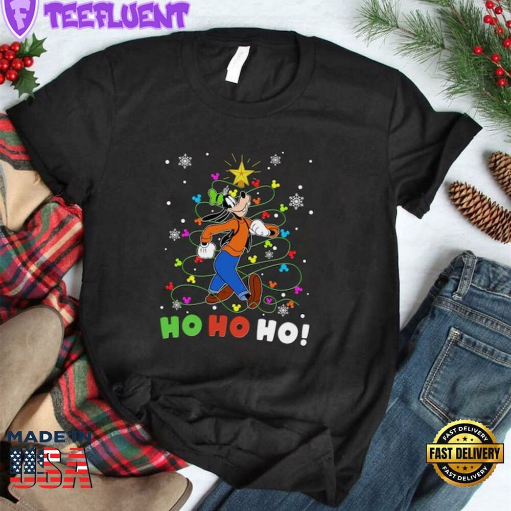 Ho Ho Ho Goofy Christmas Shirt, Goofy Christmas Disney Vacation Shirt