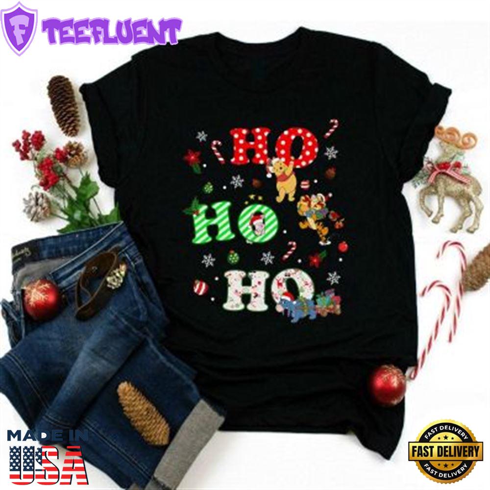 Ho Ho Ho Pooh And Friends Christmas Shirt