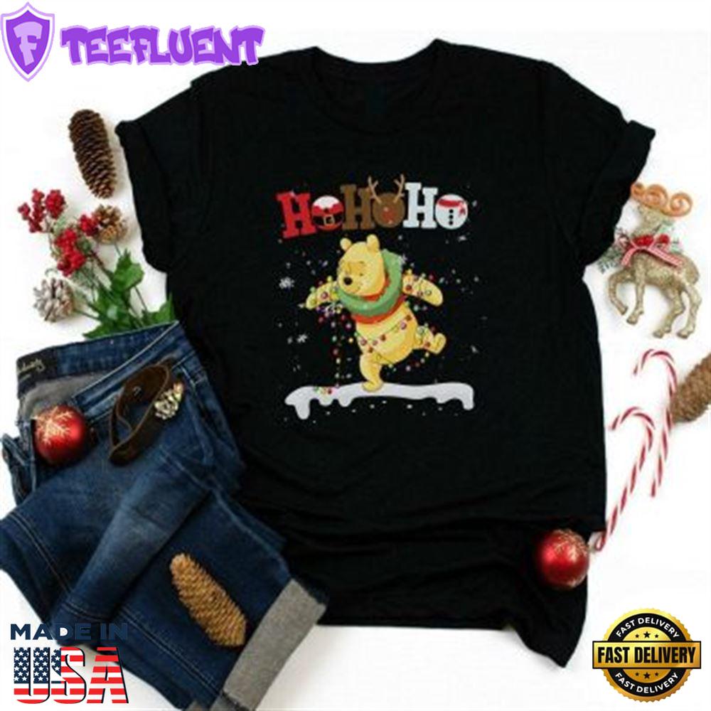 Ho Ho Ho Pooh Christmas Shirt, Winnie The Pooh Shirt