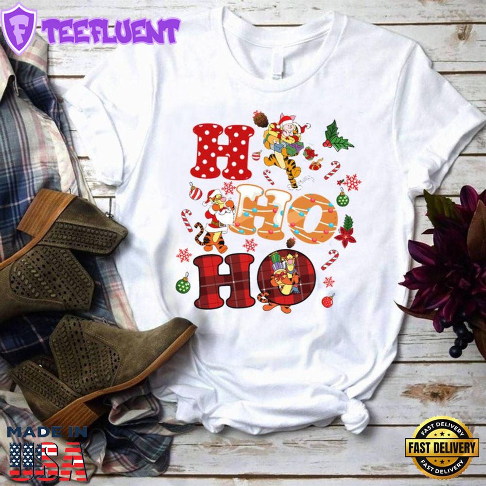Ho Ho Ho Tigger Christmas Shirt