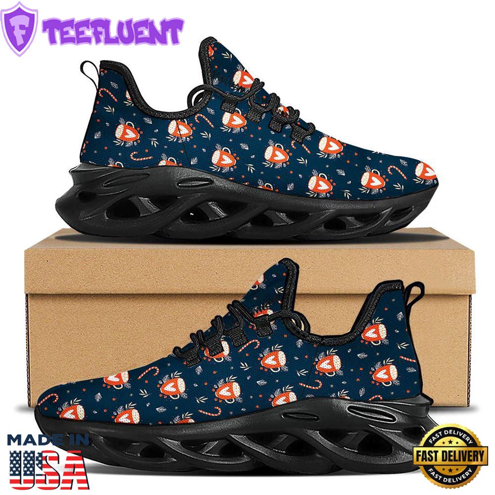 Holiday Christmas Cup Print Pattern Black Max Soul Shoes