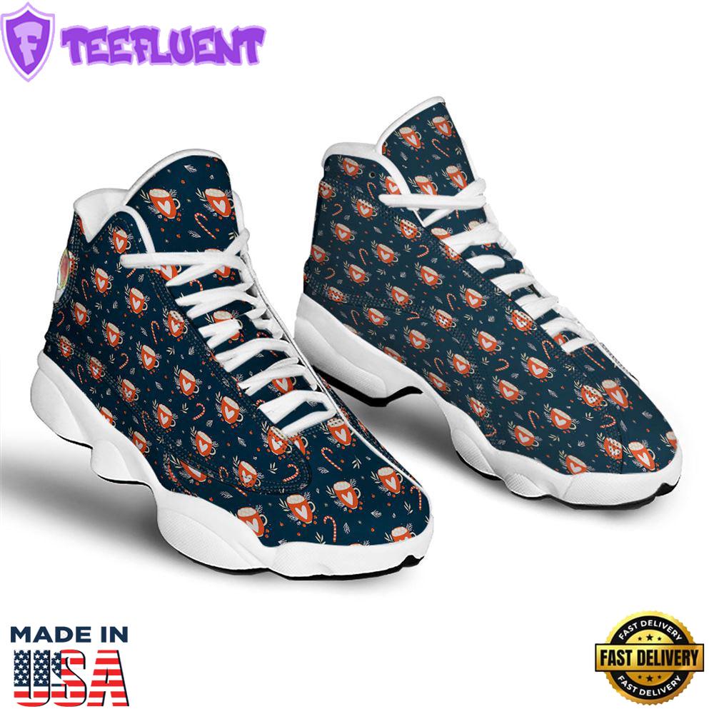 Holiday Christmas Cup Print Pattern Jd13 Shoes For Men Women