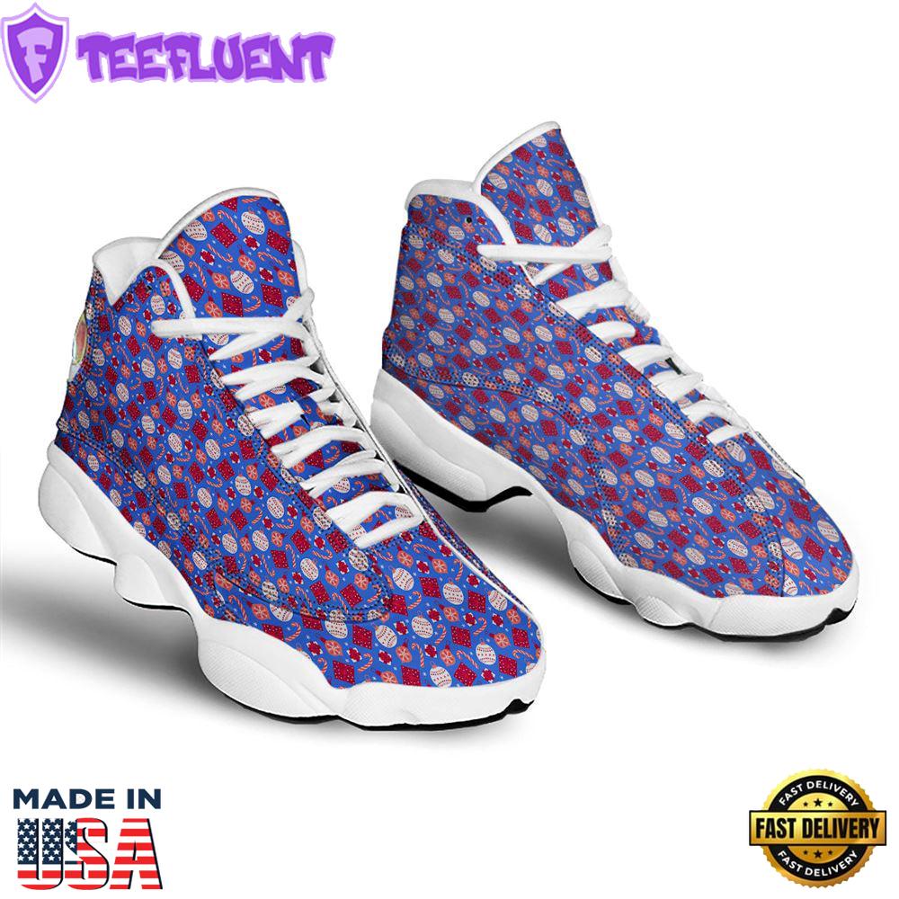 Holiday Elements Christmas Print Pattern Jd13 Shoes For Men Women