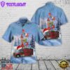Hollywood Fire Department, Hollywood, FLorida Christmas Hawaiian Shirt
