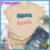 Home Is Where My Dogs Are Colored Print T-Shirt