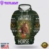 Horse All I Want For Christmas All Over Print 3D Hoodie