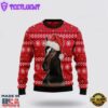 Horse And Horseshoe Pattern Ugly Christmas Sweater